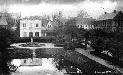 Botaniska trädgården i Lundagård och orangeriet